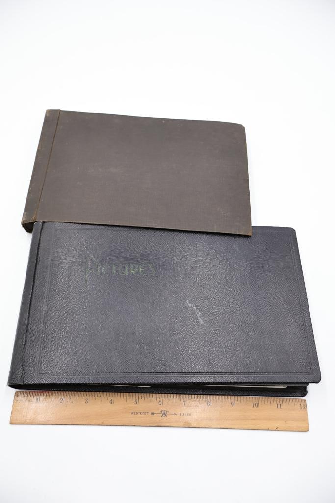 Two vintage photo albums filled with photos - 2