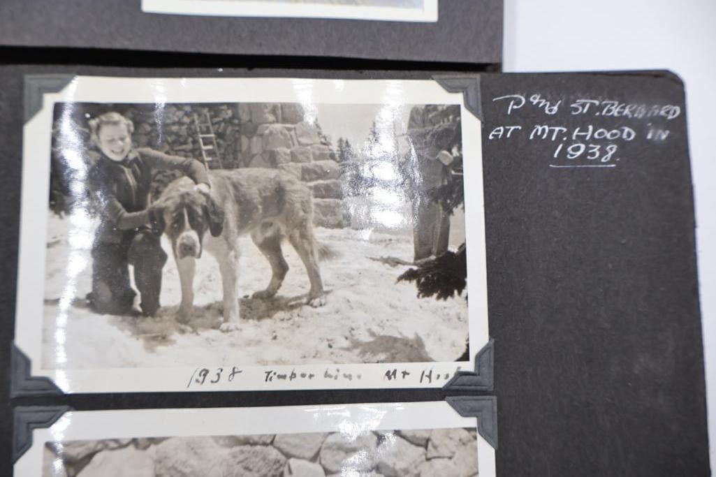 Two vintage photo albums filled with photos - 6