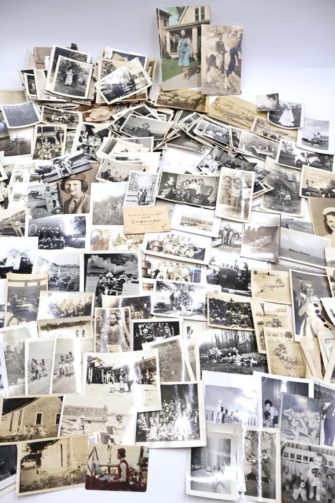 Large lot of vintage and antique photographs: Primarily from the 1910s through the 1960s.