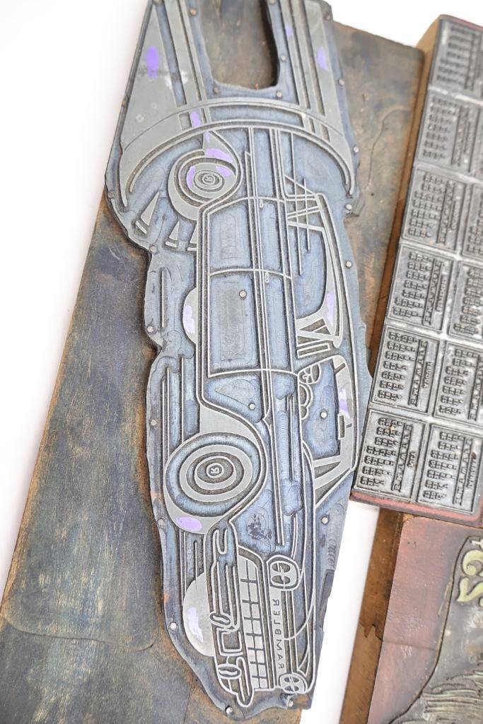 Vintage Letterpress Printing Blocks Collection - 4