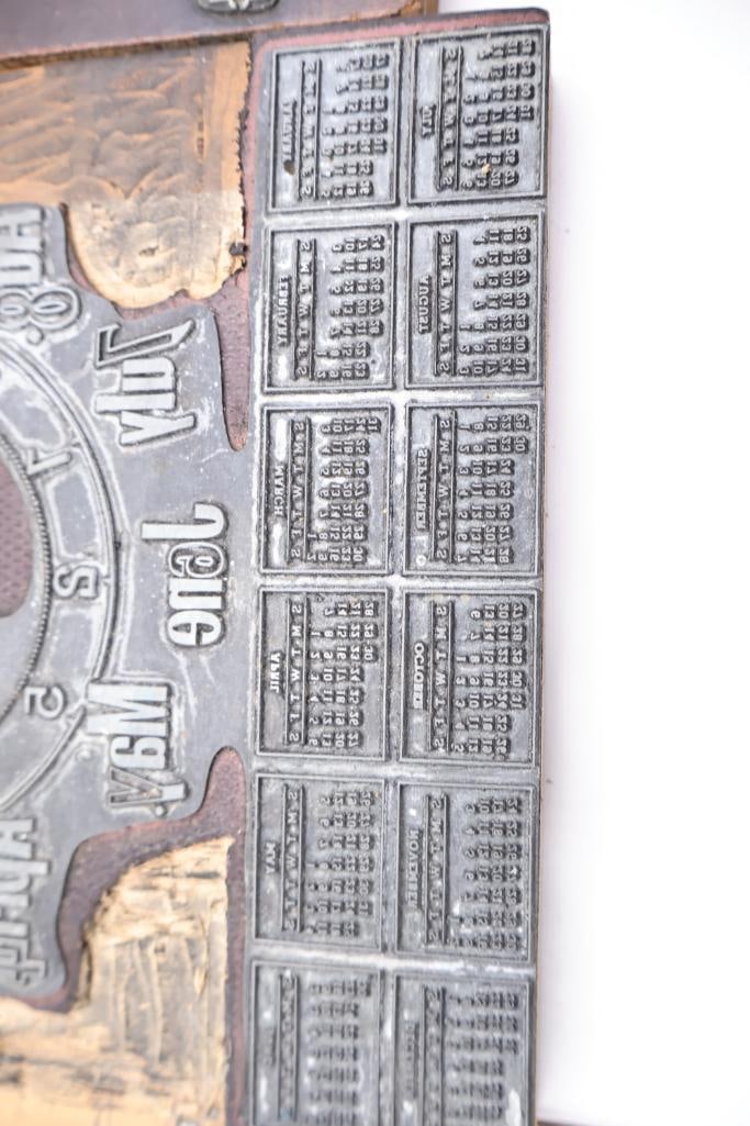 Vintage Letterpress Printing Blocks Collection - 8