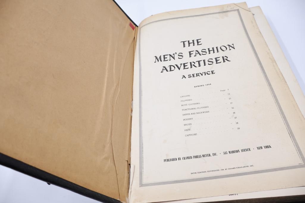 Vintage 1944 "The Men's Fashion Advertiser" Spring Catalog Service - 13