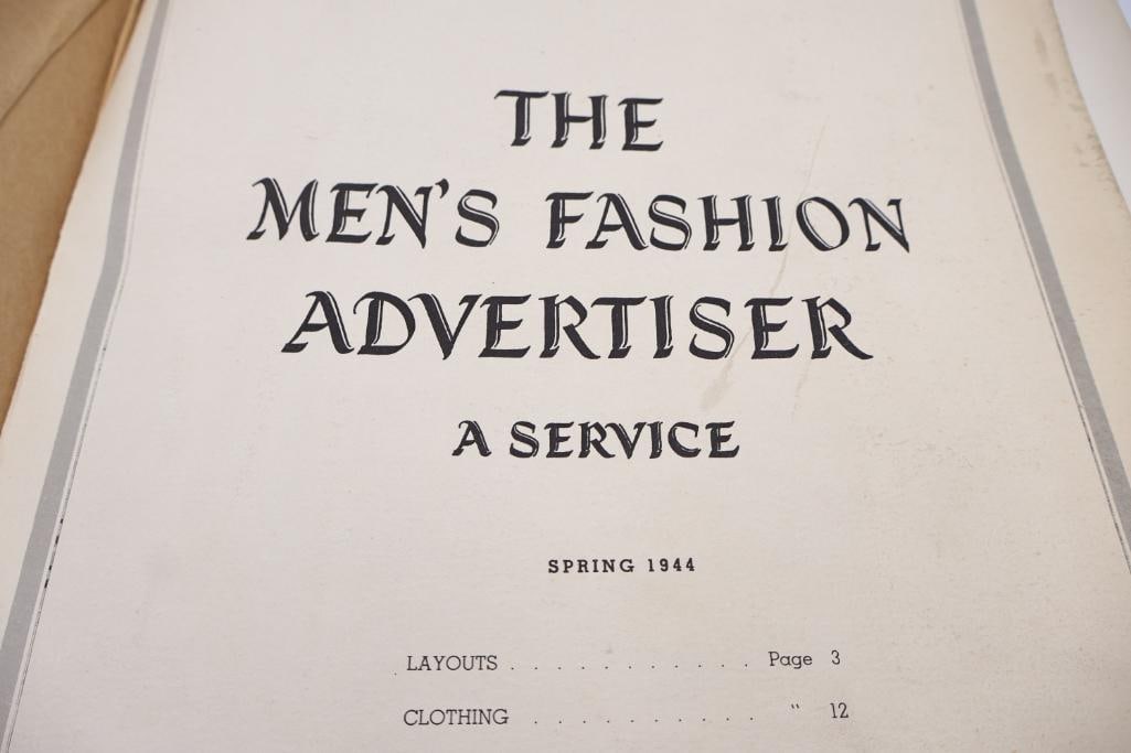 Vintage 1944 "The Men's Fashion Advertiser" Spring Catalog Service - 14