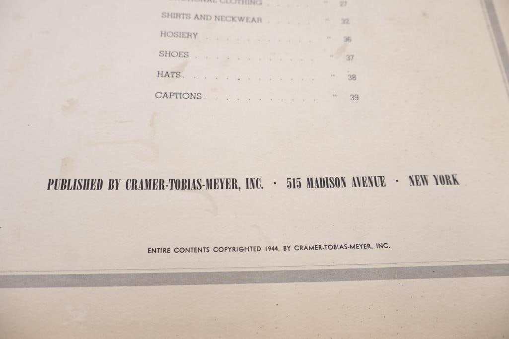 Vintage 1944 "The Men's Fashion Advertiser" Spring Catalog Service - 15