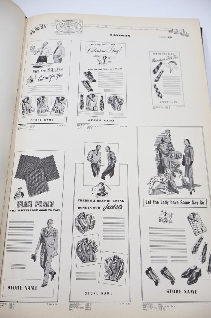 Vintage 1944 "The Men's Fashion Advertiser" Spring Catalog Service - 20