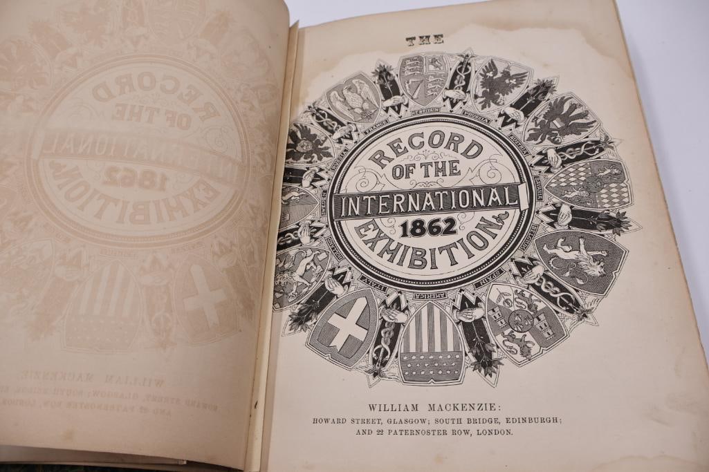 1862 Record of the International Exhibition Antique Illustrated Hardcover Book - 13