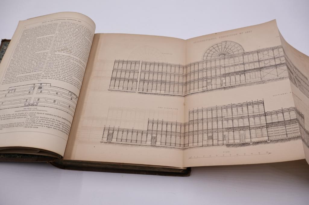1862 Record of the International Exhibition Antique Illustrated Hardcover Book - 18