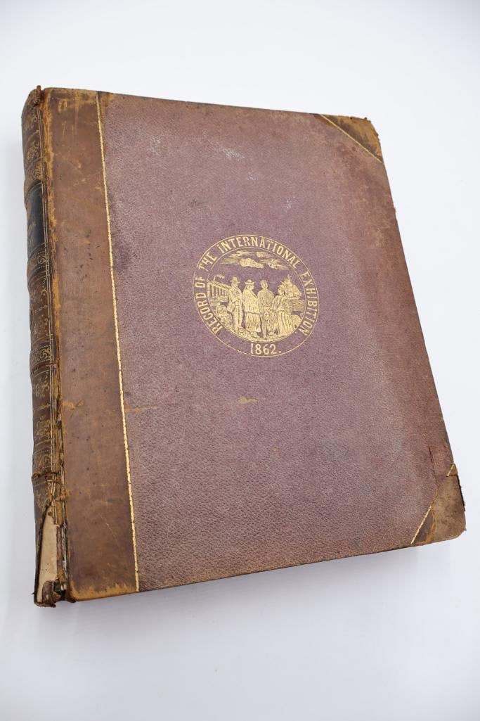 1862 Record of the International Exhibition Antique Illustrated Hardcover Book - 2