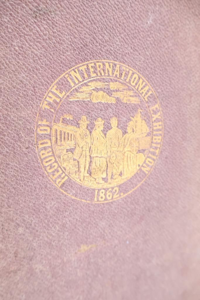 1862 Record of the International Exhibition Antique Illustrated Hardcover Book - 4