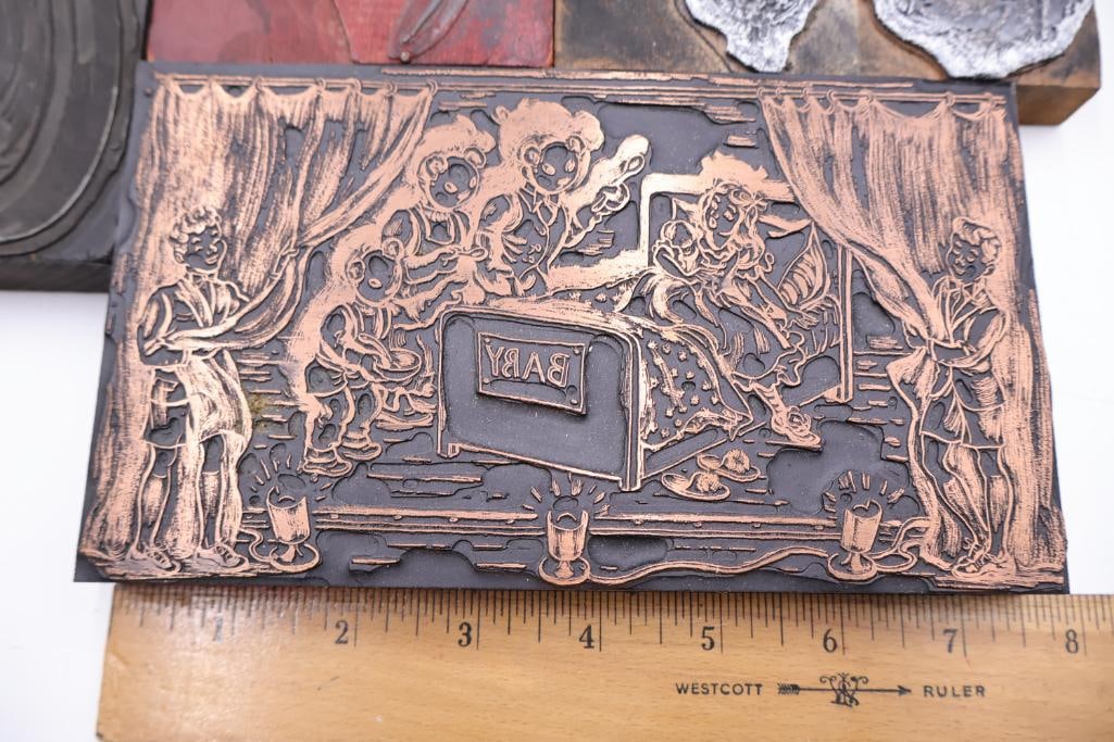 Collection of Vintage Printing Blocks - 11