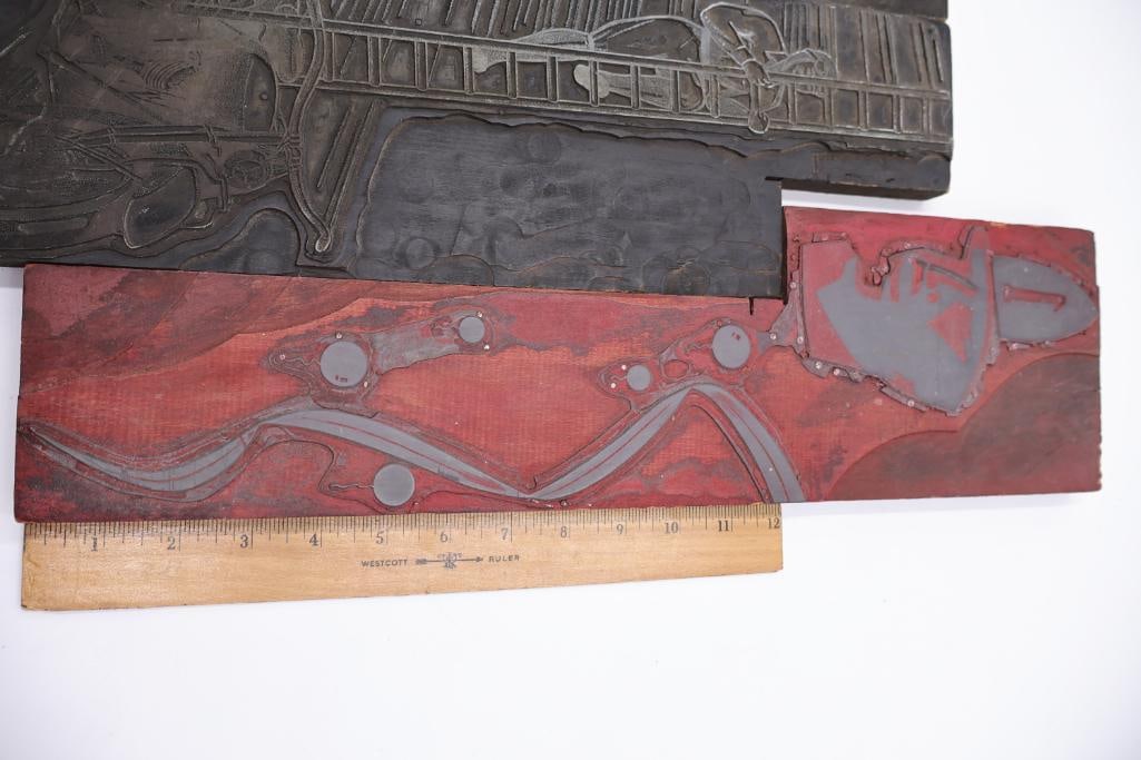 Collection of Vintage Printing Blocks - 14