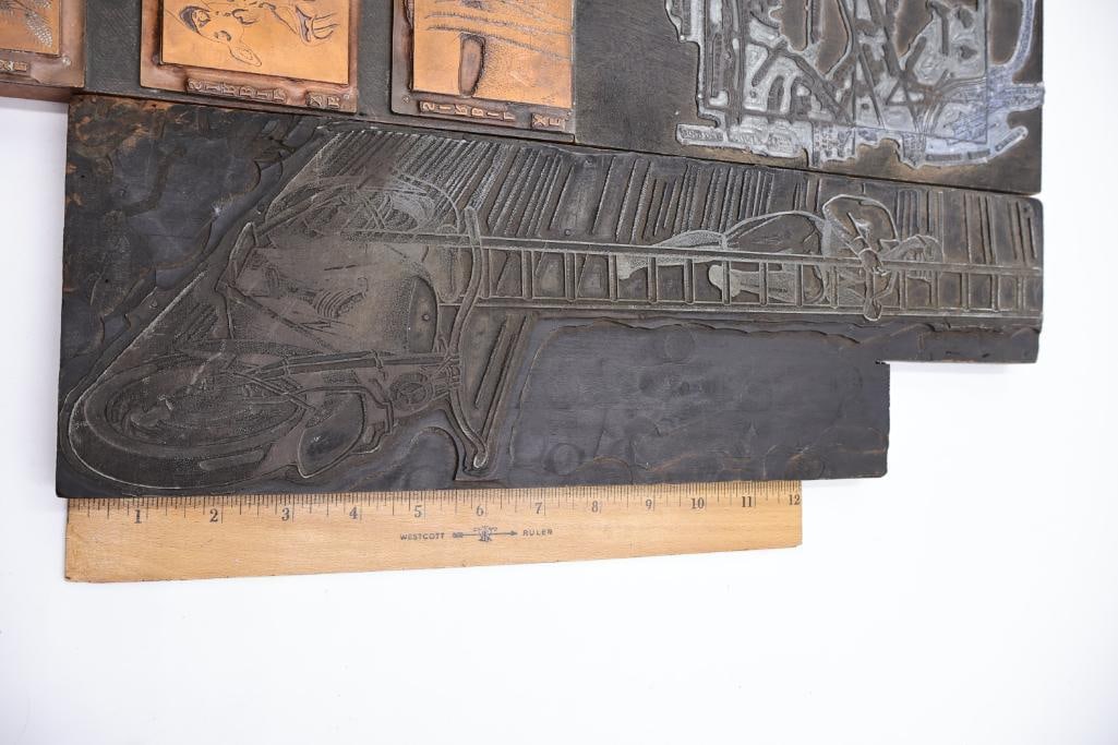 Collection of Vintage Printing Blocks - 17