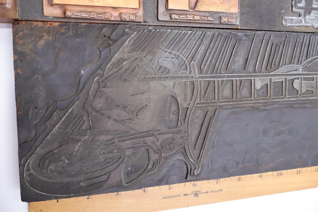 Collection of Vintage Printing Blocks - 18
