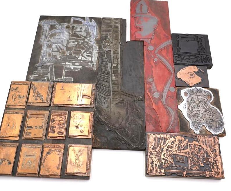 Collection of Vintage Printing Blocks (1 of 20)