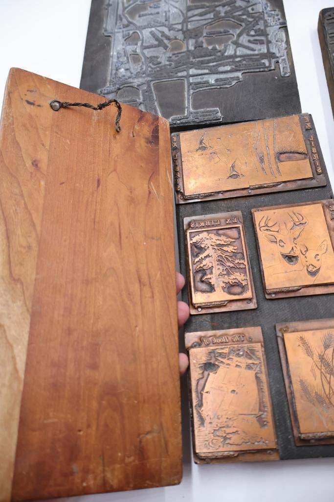 Collection of Vintage Printing Blocks - 20