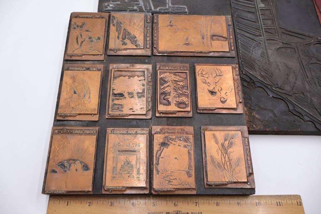 Collection of Vintage Printing Blocks - 2