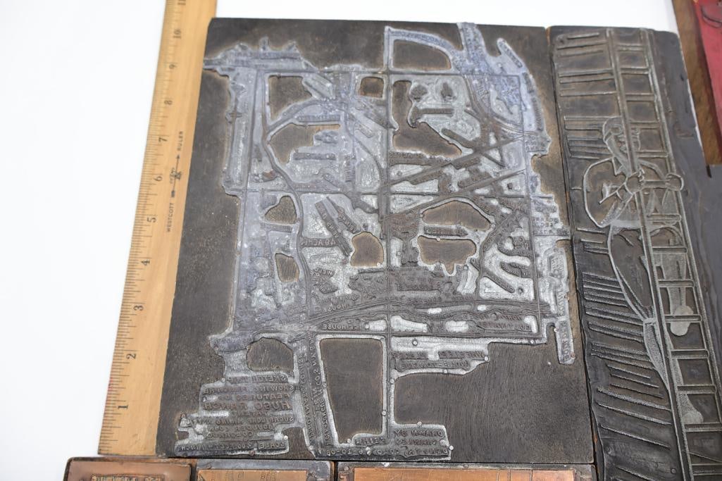 Collection of Vintage Printing Blocks - 9