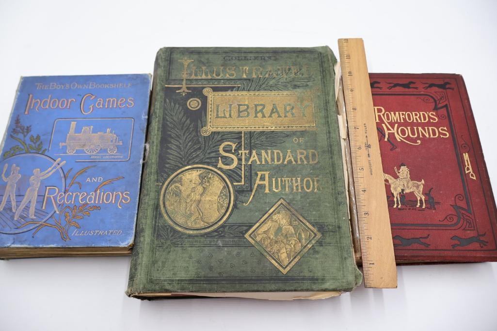 Collection of Antique & Vintage Illustrated Hardcover Books Including Mr. Romfords Hounds - 5