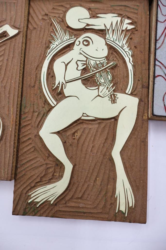 Collection of Vintage Printing Blocks, Music Plates & Letterpress Printing Accessories - 10