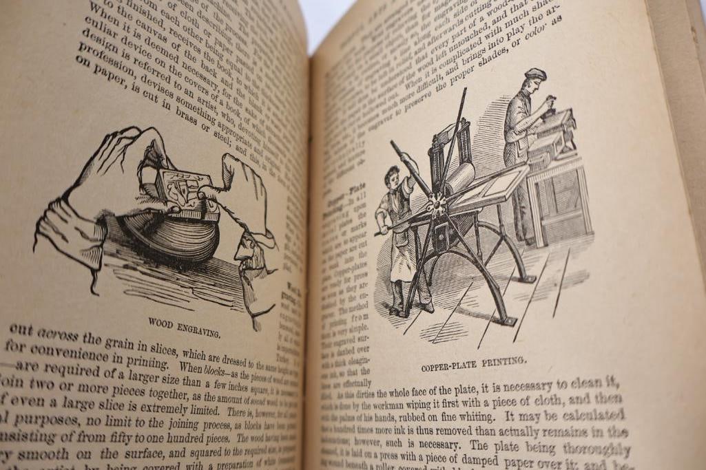 Antique Reference & Encyclopedia Hardcover Books - 15