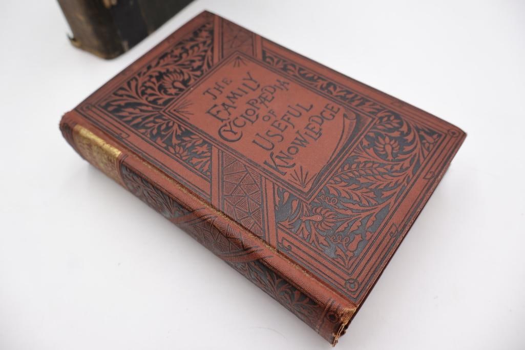 Antique Reference & Encyclopedia Hardcover Books - 3