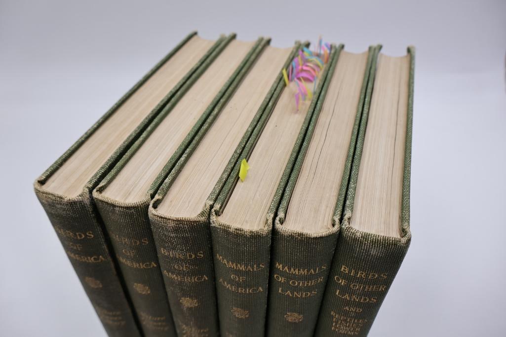 Vintage Nature Lovers Library Hardcover Book Collection Birds & Mammals Series - 5
