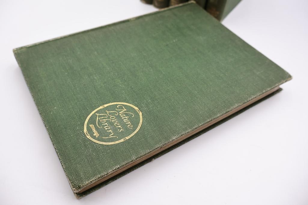 Vintage Nature Lovers Library Hardcover Book Collection Birds & Mammals Series - 6