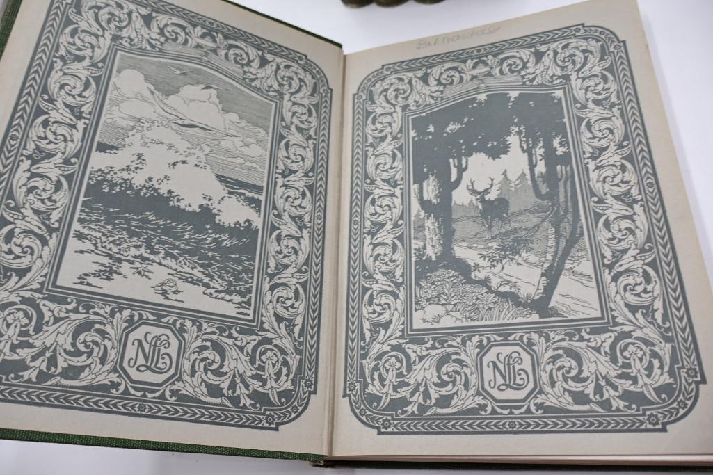 Vintage Nature Lovers Library Hardcover Book Collection Birds & Mammals Series - 7