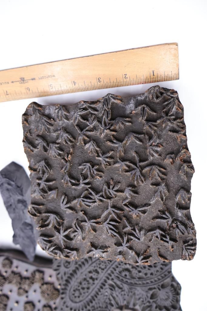 Hand-carved wooden textile printing blocks - 10