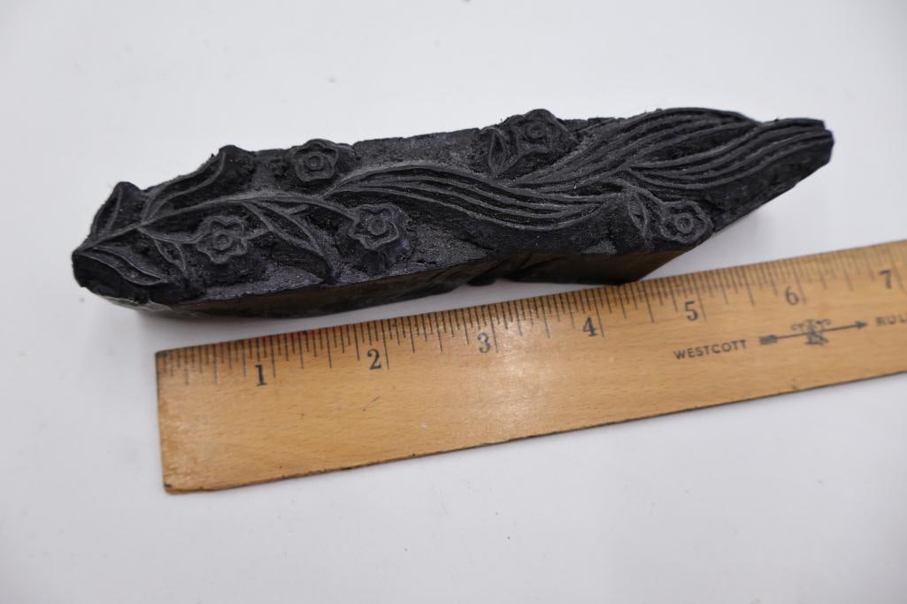 Hand-carved wooden textile printing blocks - 14