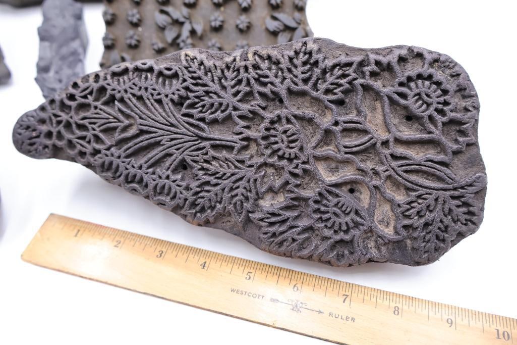 Hand-carved wooden textile printing blocks - 8
