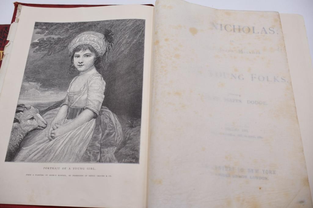 Pair of Antique 18881889 St. Nicholas: An Illustrated Magazine - 11