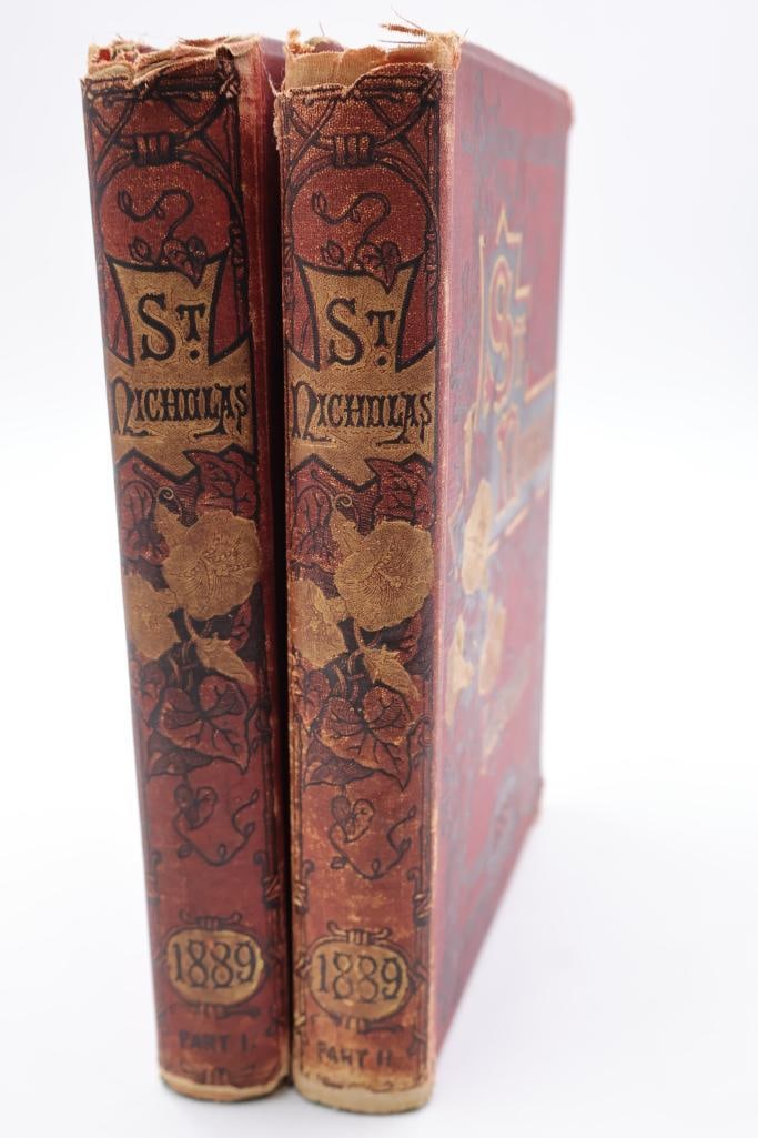 Pair of Antique 18881889 St. Nicholas: An Illustrated Magazine - 4