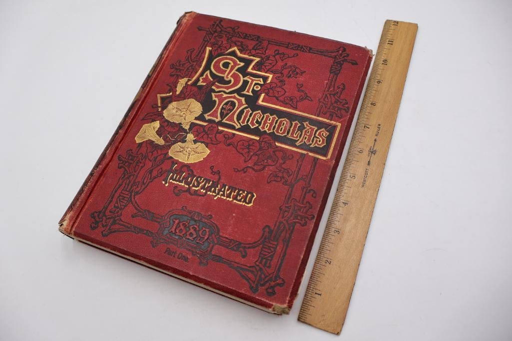 Pair of Antique 18881889 St. Nicholas: An Illustrated Magazine - 7