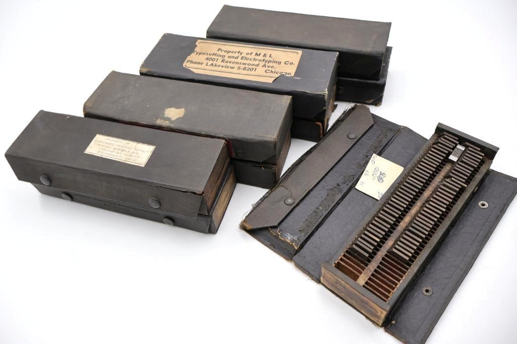Vintage Letterpress Type Cases & Printing Type Collection Chicago Typesetting (1 of 20)