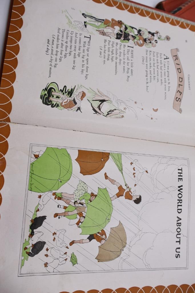 Vintage 1939 edition Childcraft 12-volume book - 12