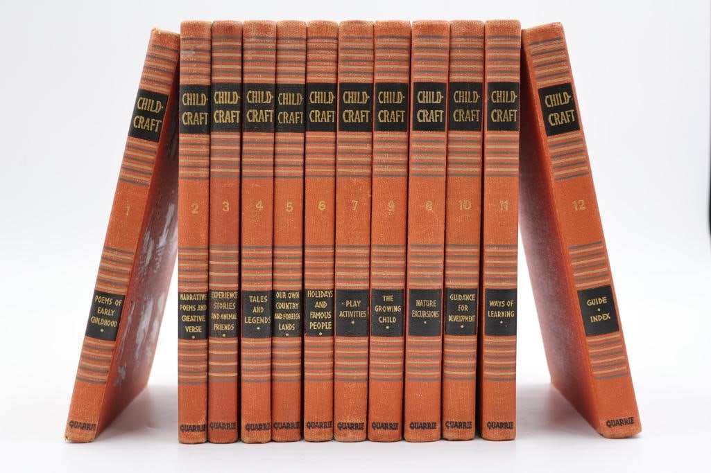 Vintage 1939 edition Childcraft 12-volume book - 2