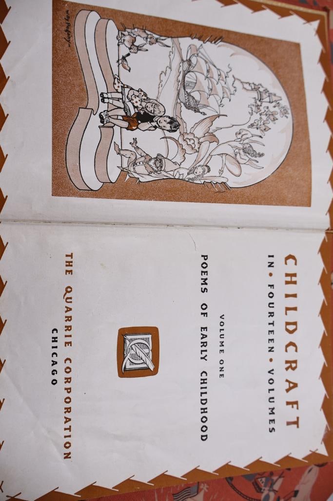 Vintage 1939 edition Childcraft 12-volume book - 8