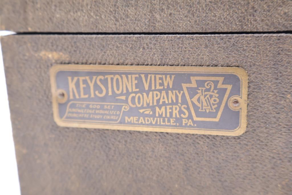 Vintage Keystone View Company Stereoview Slide Collection in Original Storage Box - 4