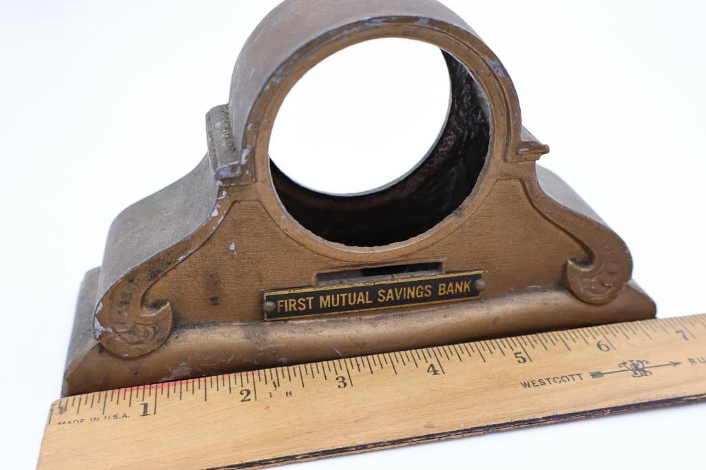 Collection of Antique Brass & Cast Iron Hardware, Escutcheons & Furniture Parts - 12
