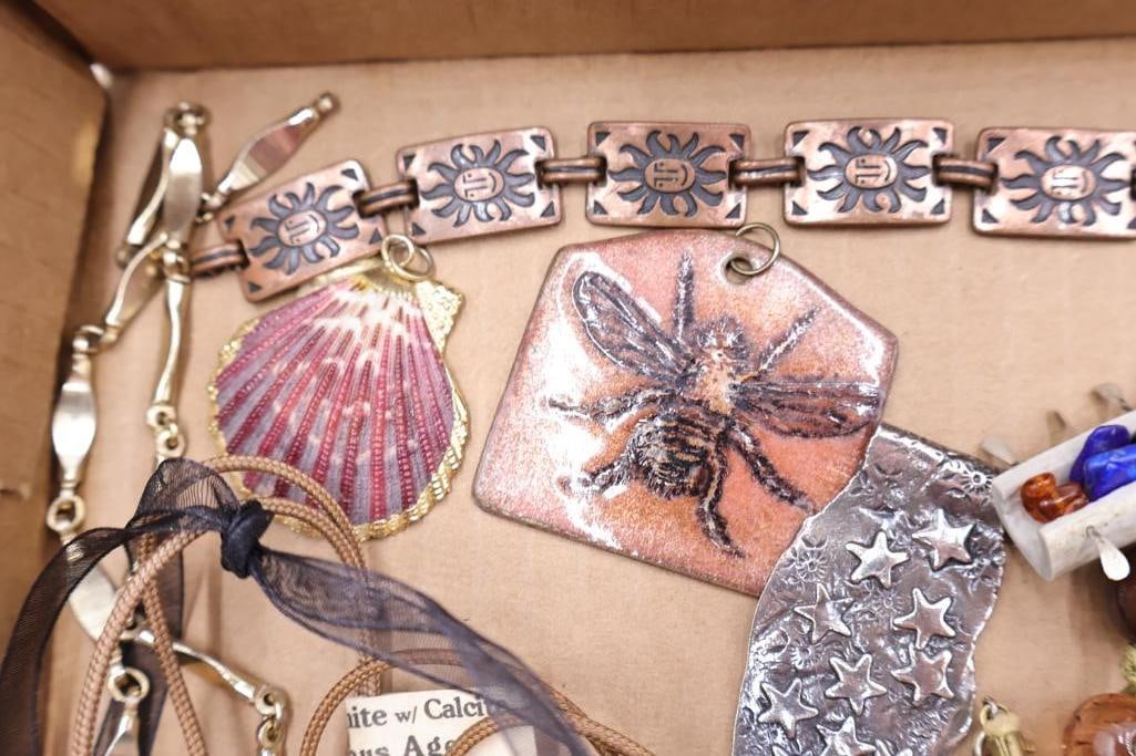 Eclectic Artisan Jewelry & Natural Stone Necklace Collection - 11