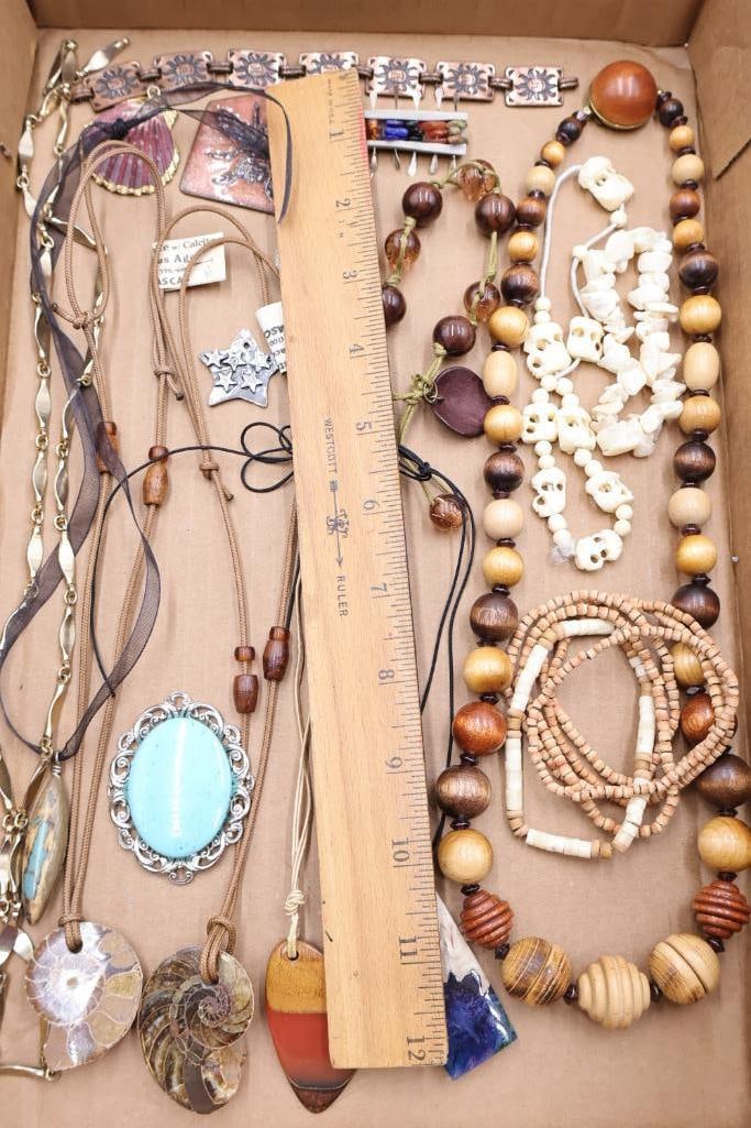 Eclectic Artisan Jewelry & Natural Stone Necklace Collection - 2