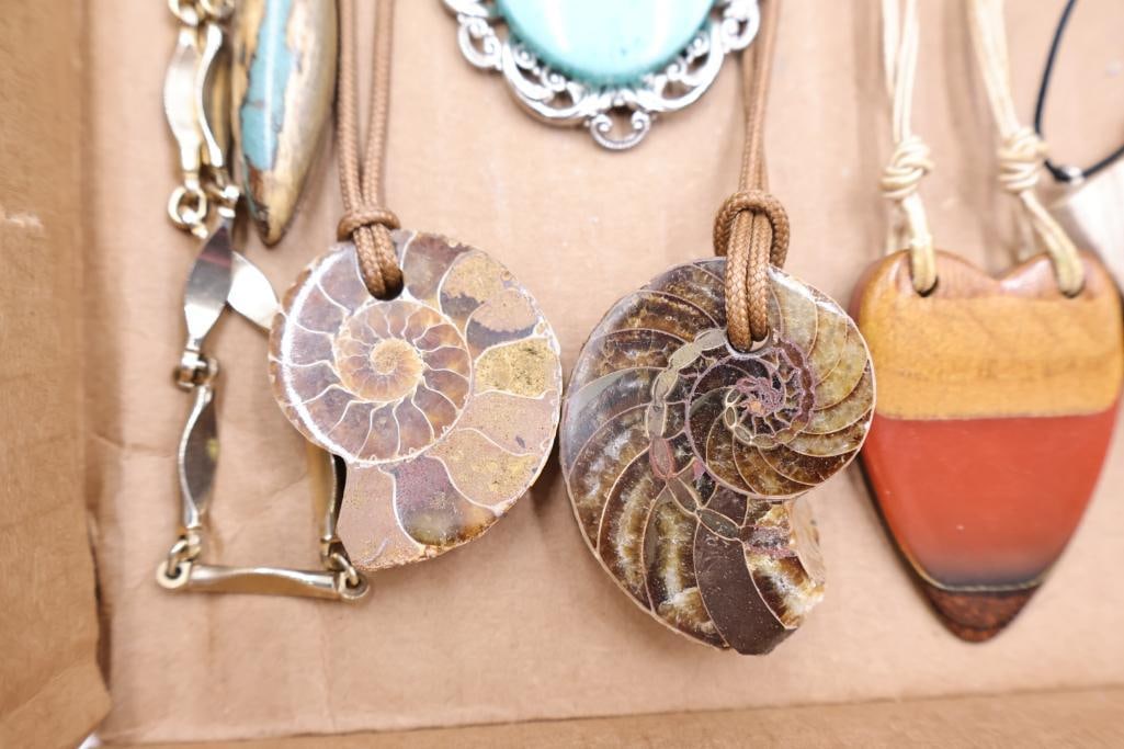 Eclectic Artisan Jewelry & Natural Stone Necklace Collection - 3
