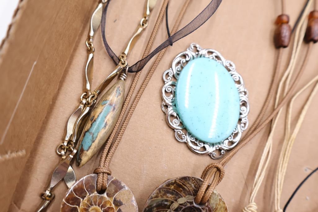 Eclectic Artisan Jewelry & Natural Stone Necklace Collection - 5