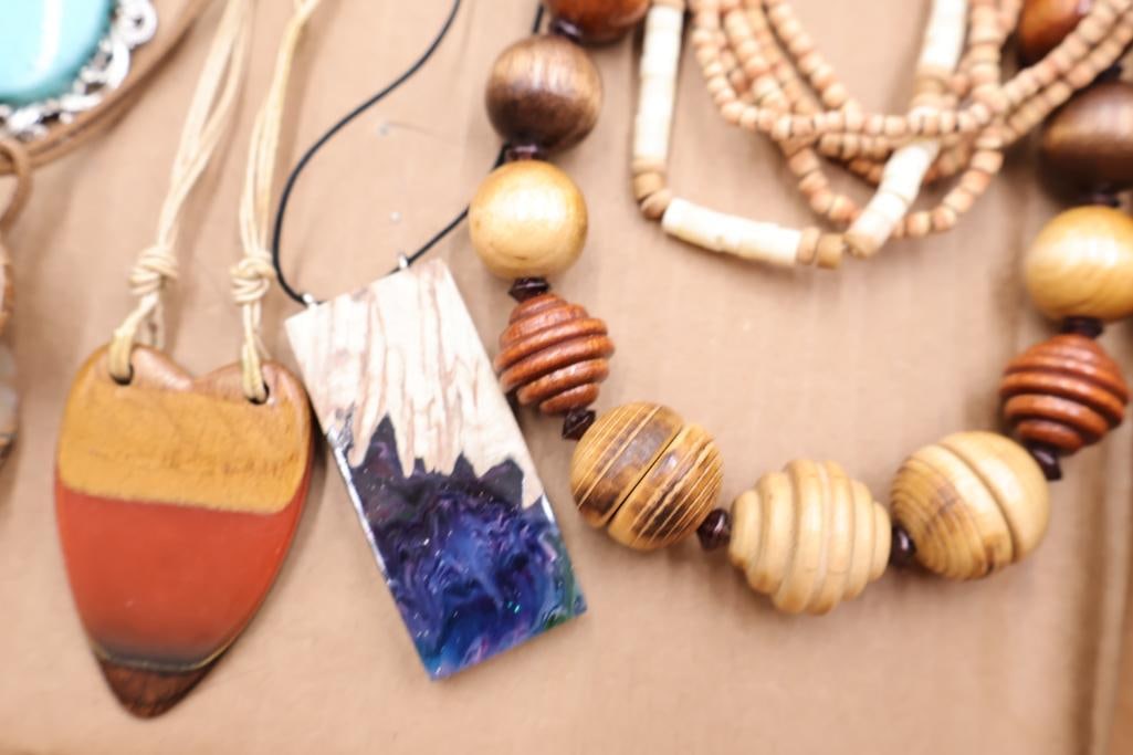 Eclectic Artisan Jewelry & Natural Stone Necklace Collection - 6