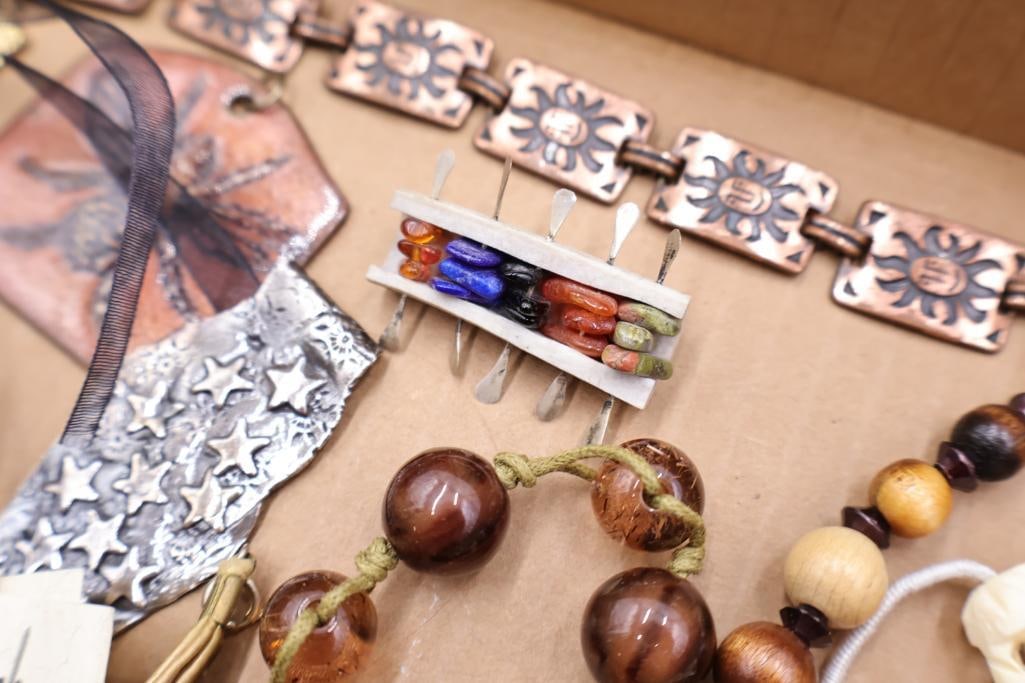 Eclectic Artisan Jewelry & Natural Stone Necklace Collection - 9