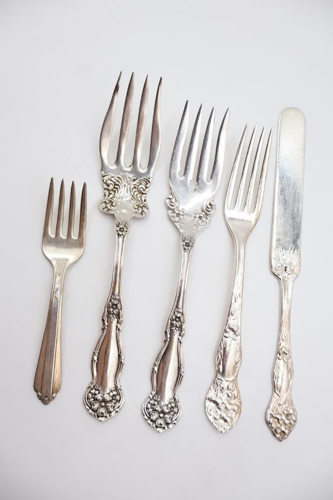 Mixed Holmes & Edwards Silverplate Flatware Collection - 12