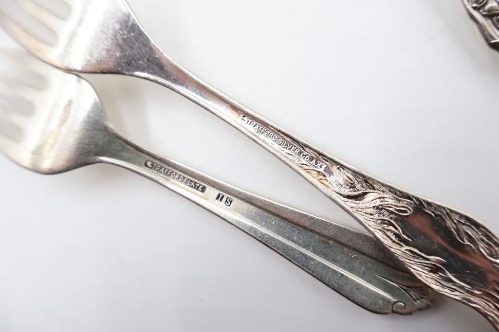 Mixed Holmes & Edwards Silverplate Flatware Collection - 13