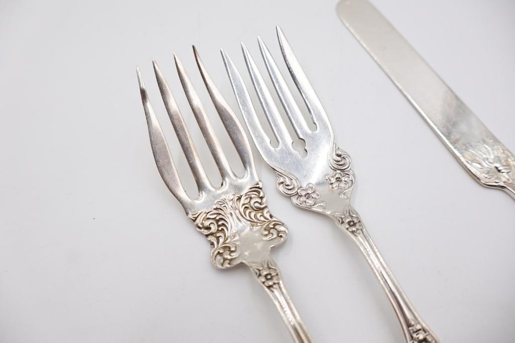 Mixed Holmes & Edwards Silverplate Flatware Collection - 14