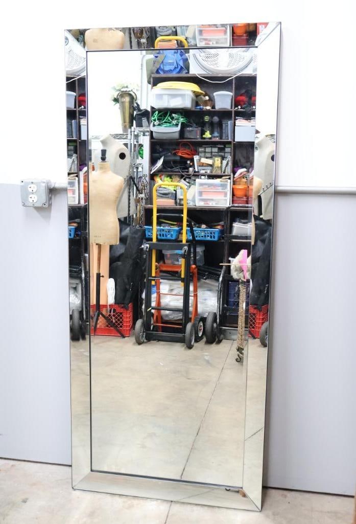 Large Contemporary Beveled Wall Mirror by Coaster Fine Furniture (1 of 10)